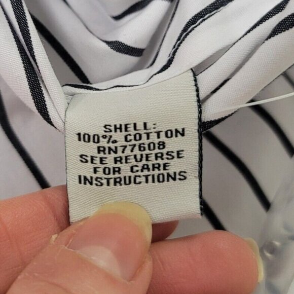 J Peterman Womens Striped Old Money Midi Dress Size 20 Nautical Preppy Editorial - Picture 7 of 11